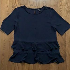 Ann Taylor navy top, xs